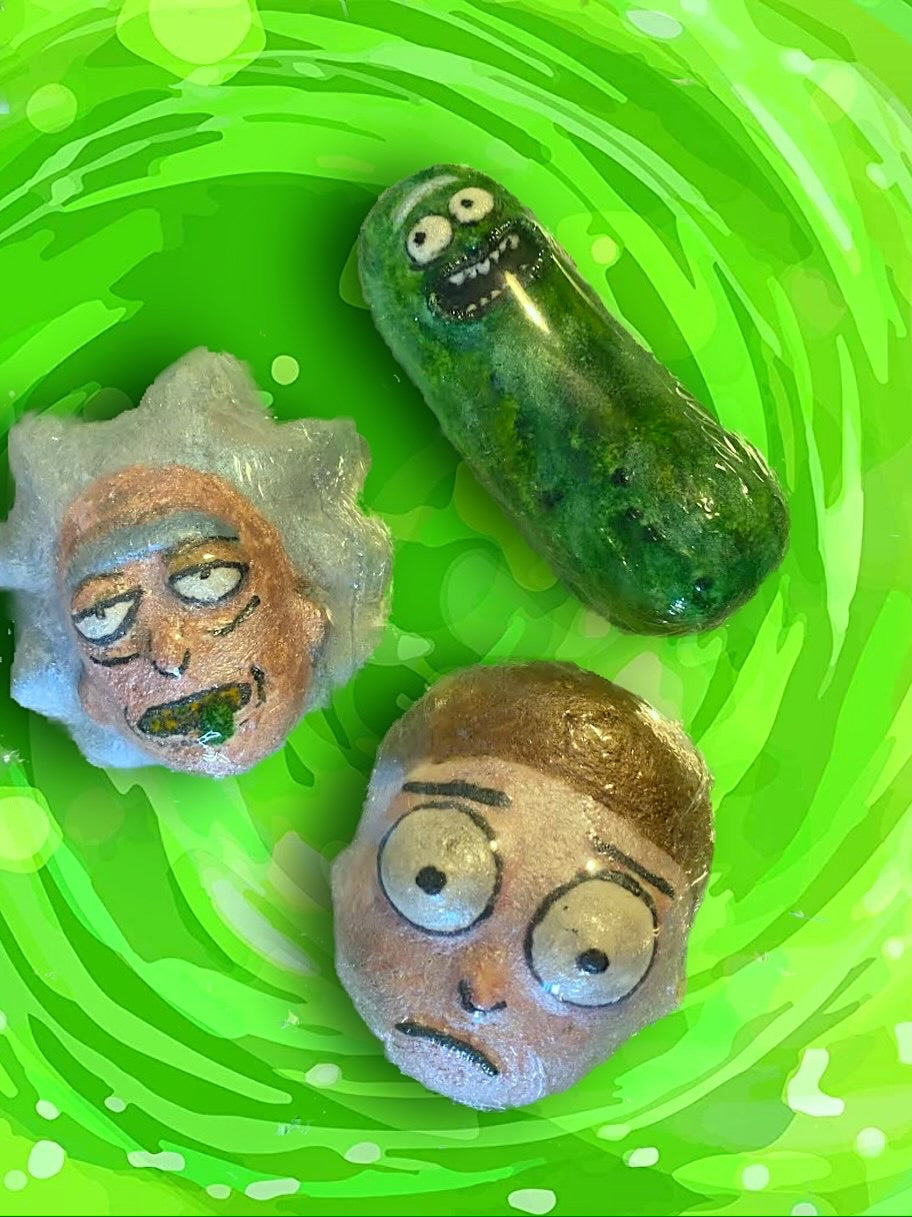 Rick and Morty inspired Bath Bomb