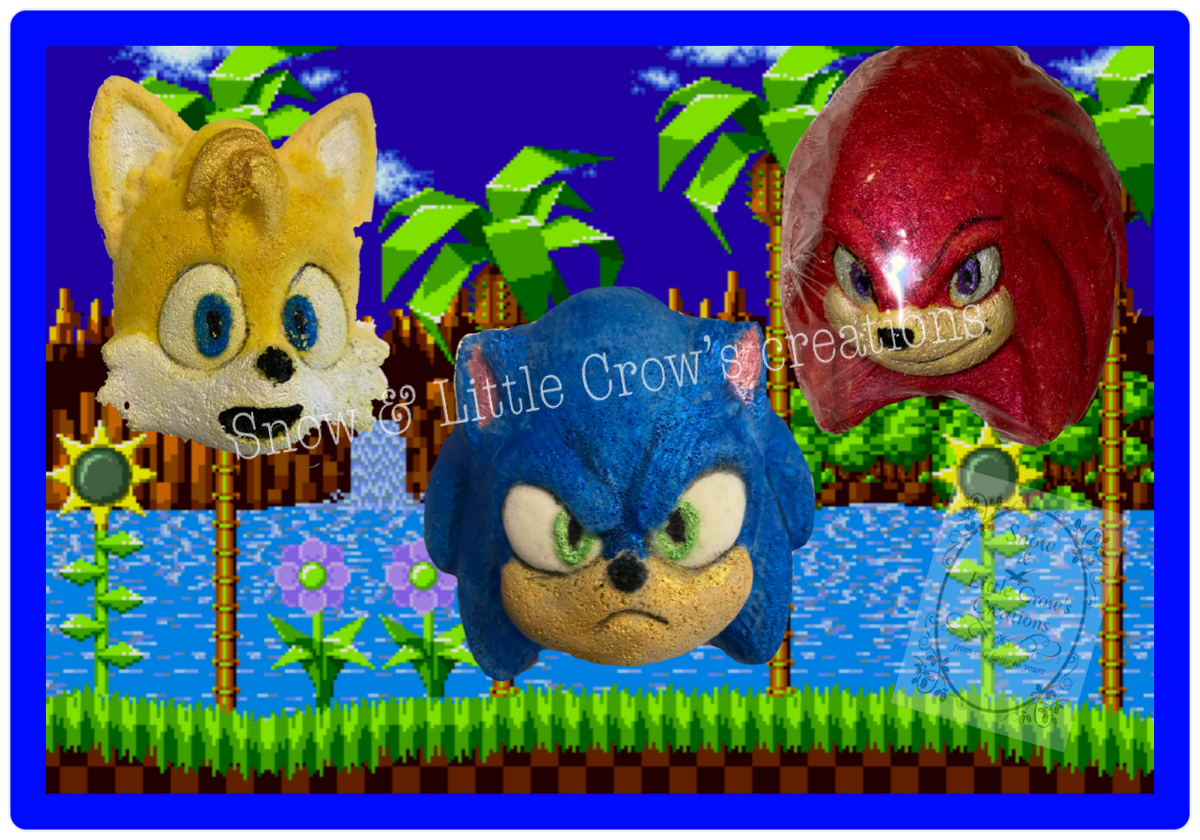 Sonic inspired Bath Bomb